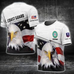 US Coast Guard, E 4 Red - T-Shirt