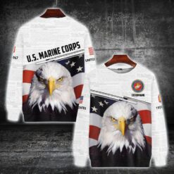 US Marine Corps, Land Of The Free, Because Of The Brave - Sweatshirt