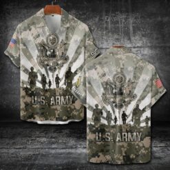 US Army, E 6 Army Staff Sergeant - Short Sleeve Button Shirt