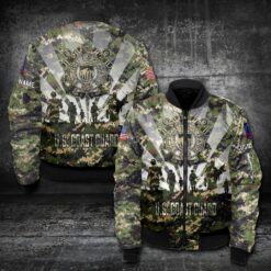 US Coast Guard, Lest We Forget - Bomber Jacket