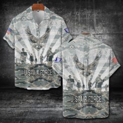 US Air Force , Honor, Duty, Service - Short Sleeve Button Shirt