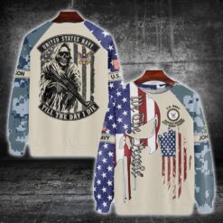 US Navy, E 3 Blue - Sweatshirt