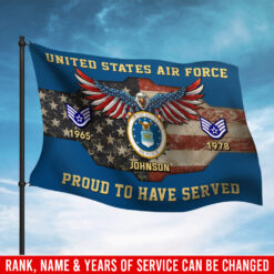 US Air Force , Thank a Veteran - Flying Flag 3×5 Feet(90×150 Cm)