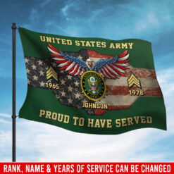 US Army, Defender of Freedom - Flying Flag 3×5 Feet(90×150 Cm)