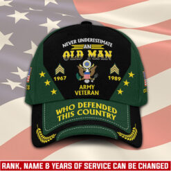 US Army, Land Of The Free, Because Of The Brave - Classic Cap