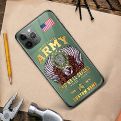 US Army, No One Gets Left Behind - Premium Glass Phone Case