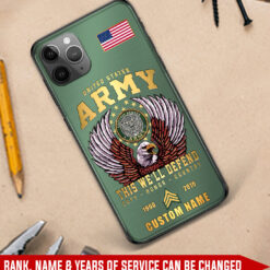 US Army, Defender of Freedom - Soft Phone Case