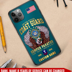 US Coast Guard, E 2 White - Soft Phone Case