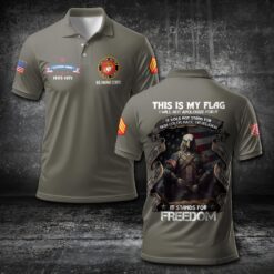 US Marine Corps, E 7 Marines Gunnery Sergeant - Polo Shirt