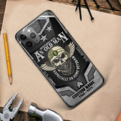 US Army, E 7 Army Sergeant First Class - Premium Glass Phone Case