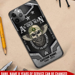 US Army, E 3 Army Private First Class - Soft Phone Case
