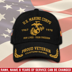 US Marine Corps, Defender of Freedom - Embroidered Classic Cap