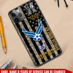 US Air Force, Aim High … Fly-Fight-Win - Soft Phone Case
