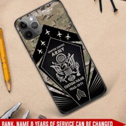 US Army, E 9 Army Sergeant Major - Soft Phone Case