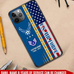 US Air Force, O 5 Air Force Lieutenant Colonel - Soft Phone Case