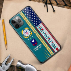 US Coast Guard, E 4 Gold - Premium Glass Phone Case