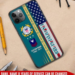 US Coast Guard, Once A Coastie, Always A Coastie - Soft Phone Case