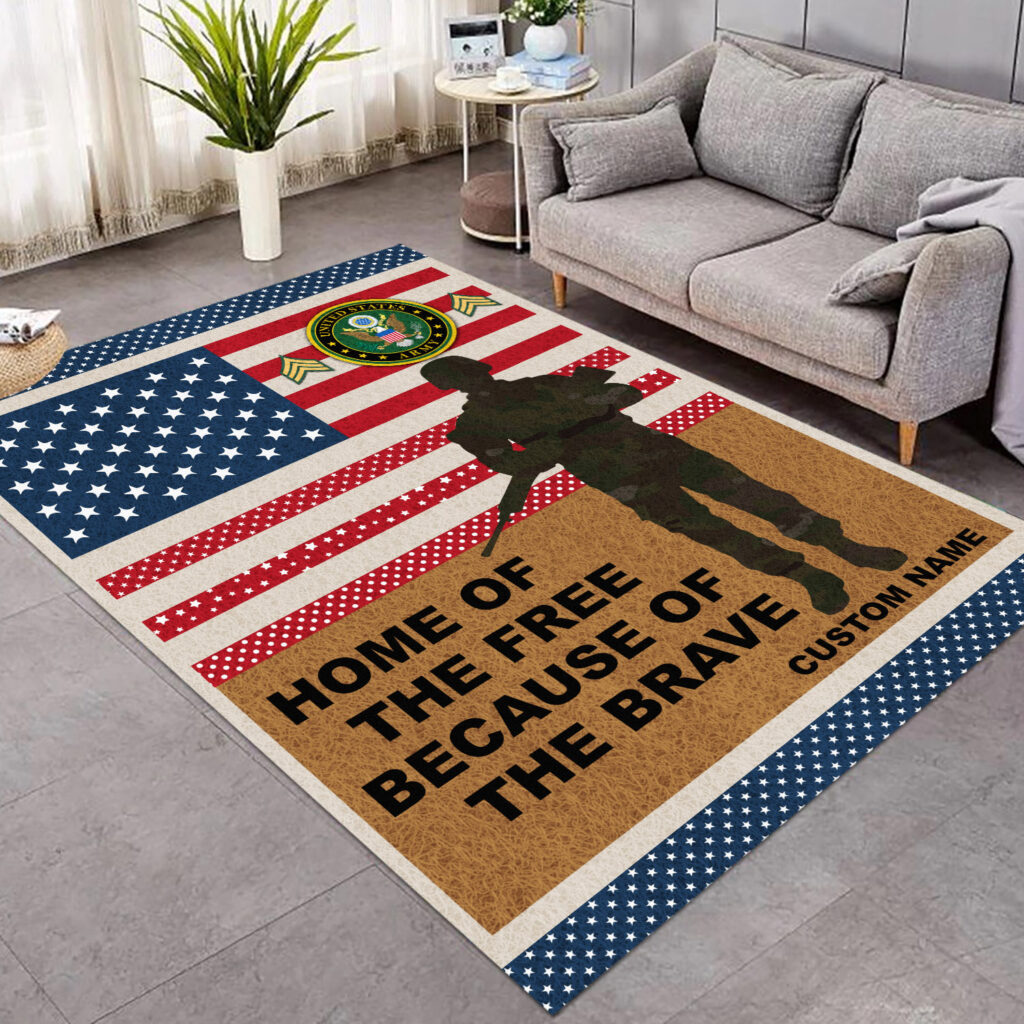 Us Army, Freedom Isn’t Free – Rug 73x48in – Proud Us Veteran