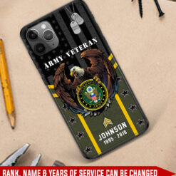 US Army, O 6 Army Colonel - Soft Phone Case