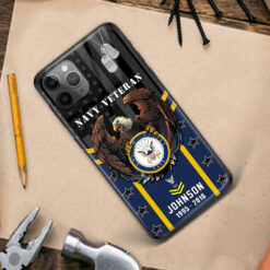 US Navy, E 6 Red - Premium Glass Phone Case