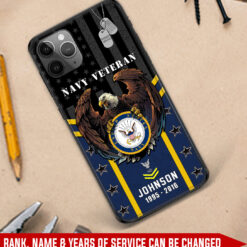 US Navy, E 7 Gold - Soft Phone Case
