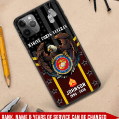 US Marine Corps, E 4 Marines Corporal - Soft Phone Case