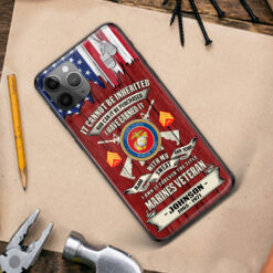 US Marine Corps, The Few, The Proud - Premium Glass Phone Case