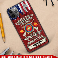US Marine Corps, E 2 Marines Private First Class - Soft Phone Case