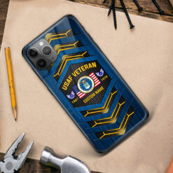 US Air Force, E 9 Air Force Command Chief Master Sergeant - Premium Glass Phone Case