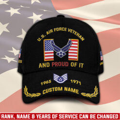 US Air Force , E 5 Air Force Staff Sergeant - Embroidered Classic Cap