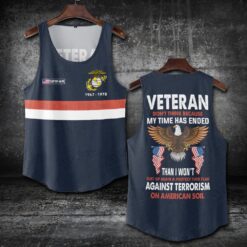 US Marine Corps, Never Retreat, Never Surrender - Tank-Top