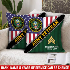 US Army, O 4 Army Major - Pillow 15.7x15.7in