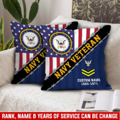 US Navy, No One Fights Alone - Pillow 15.7x15.7in