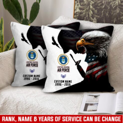 US Air Force, O 3 Air Force Captain - Pillow 15.7x15.7in
