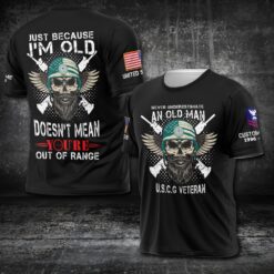 US Coast Guard, E 7 Red - T-Shirt