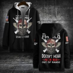 US Marine Corps, First to Fight - Zip Hoodie
