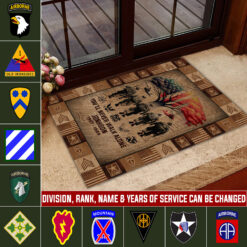 Army Division, Served With Pride - Doormat 60x90 Cm