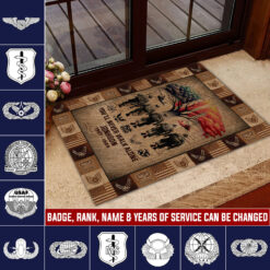 Air Force Badge, Freedom Isn't Free - Doormat 60x90 Cm
