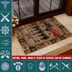 Coast Guard Rating, Semper Paratus - Doormat 60x90 Cm