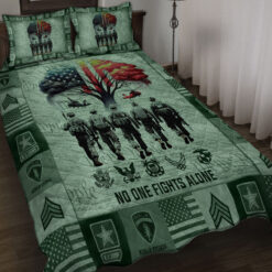 Army Division, This We’ll Defend - Quilt Bed Set - King