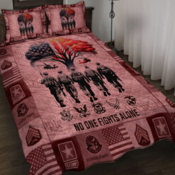 Marine Battalion, Remember - Honor - Respect - Quilt Bed Set - King