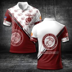 US Marine Corps, Never Retreat, Never Surrender - Polo Shirt