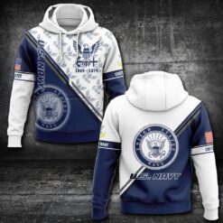 US Navy, Land Of The Free, Because Of The Brave - Hoodie