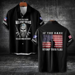 US Air Force , Once An Airman, Always An Airman - Short Sleeve Button Shirt