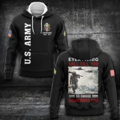 US Army, Land Of The Free, Because Of The Brave - Hoodie