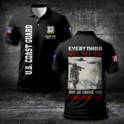 US Coast Guard, E 8 Gold - Polo Shirt