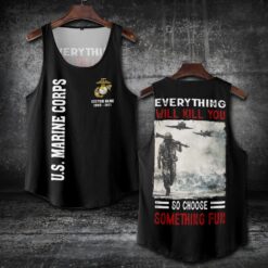 US Marine Corps, Land Of The Free, Because Of The Brave - Tank-Top