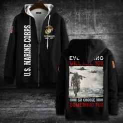 US Marine Corps, Thank a Veteran - Zip Hoodie