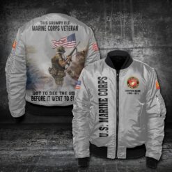 US Marine Corps, Honor The Fallen - Bomber Jacket