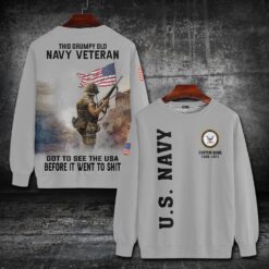 US Navy, E 6 Red - Sweatshirt